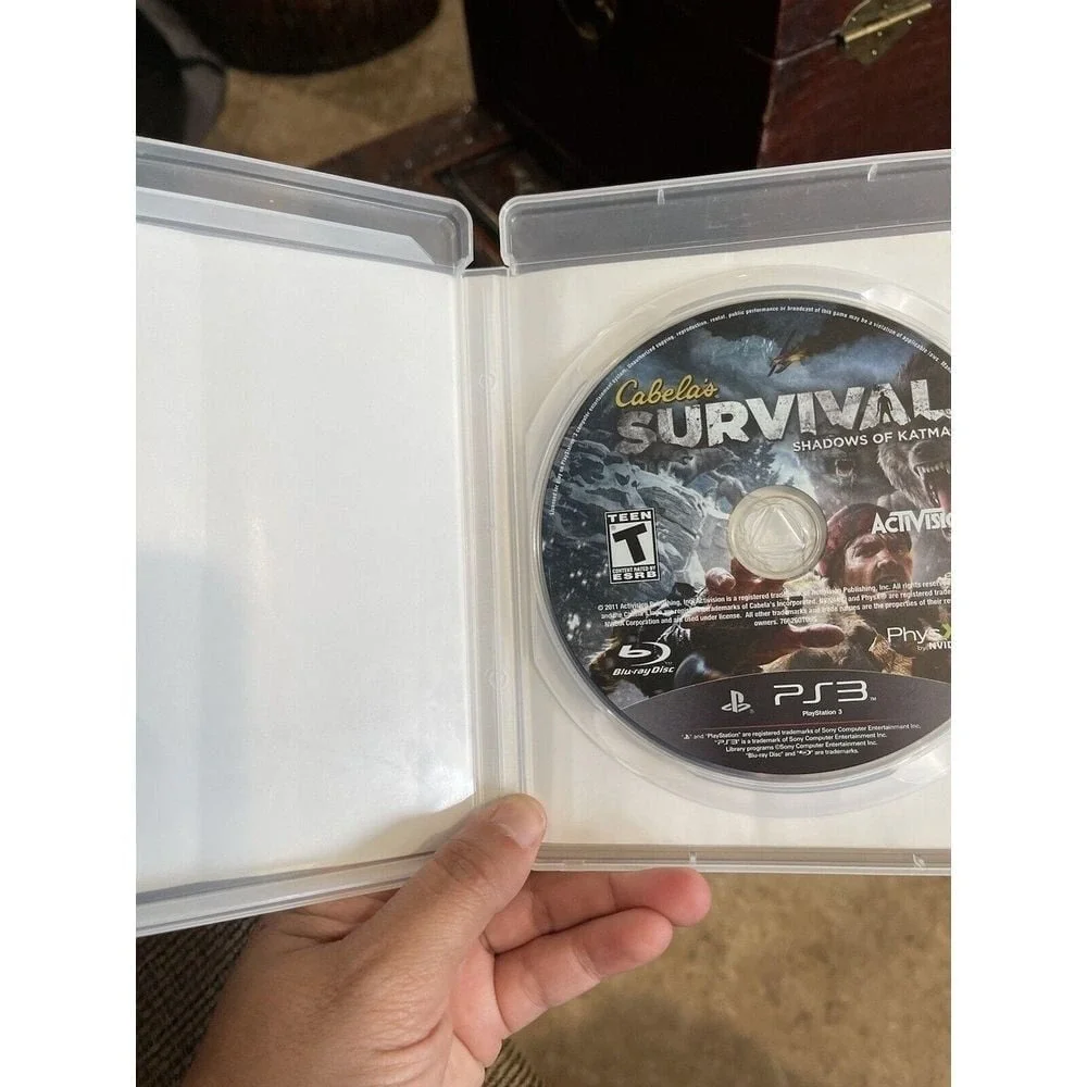 PS3‎ cabela's survival shadows of katmai video game